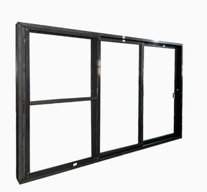 Profilé en aluminium sur mesure à cadre fin pour portes avec verre trempé et isolation thermique ISO9001 - Product Image 1