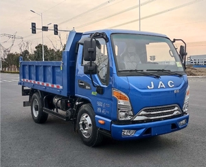 Camión Volquete Diésel de Eje Único Azul de 3.2m de la Marca JAC, 132hp, Nuevo Mini Camión Volquete 4x2 con Cámara Trasera y Luces - Product Image 2