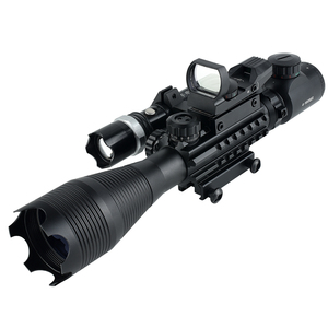 SYQT 4-16X50 EG Taktisches Zielfernrohr mit Taschenlampe, Rotem Laservisier, Weitbereichs-Nachtsicht und Zielzubehör - Product Image 1