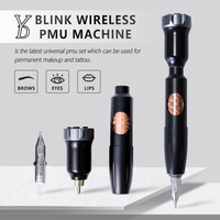 Machine à tatouer rotative sans fil WENSHEN à course réglable, batterie YD Blink, kit de maquillage permanent sans fil