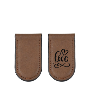 Cartera de lujo para hombre con láser plegable Clip de dinero de cuero en blanco Tipo de cierre abierto de alta calidad Titular de efectivo y monedero de regalo - Product Image 4