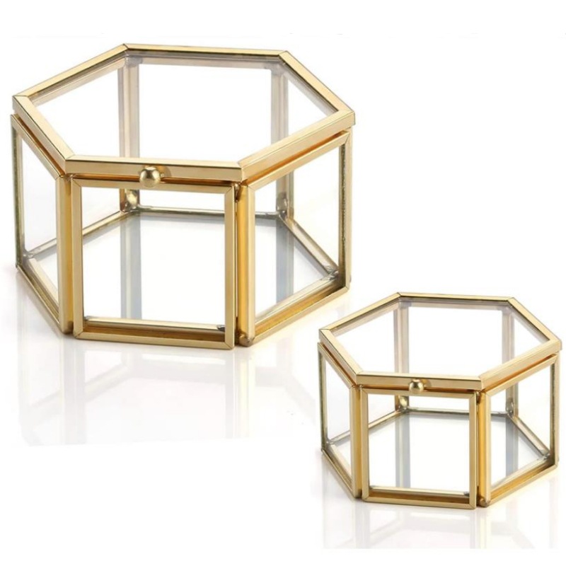 Hexagon Ring Boxes Elegant Durable Jewelry Packaging