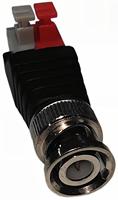 Conector macho Bnc negro para adaptador de cámara de vídeo CCTV, oferta a bajo precio
