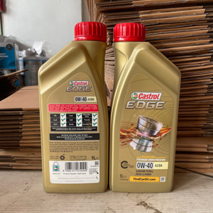 น้ำมันเครื่องสังเคราะห์สำหรับรถยนต์ SN 0W40 <span class=keywords><strong>A3</strong></span>/<span class=keywords><strong>B4</strong></span> P01B348-00รุ่นยุโรป1ลิตรสำหรับ <span class=keywords><strong>Castrol</strong></span> EDGE - Product Image 3