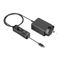 Abd AU ab İngiltere CN fiş ahududu Pi 3 4 5 mikro Usb tip c anahtarı adaptörü 5V 3A 4A 5a ahududu Pi adaptörü adaptör