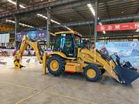Shambo 388T Backhoe Loader 8.5Ton 115HP 125HP  Alat Terpadu Excavator Wheel Loader Hidrolik