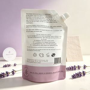 Sachet Doypack en plastique avec bec verseur, anti-fuite, rechargeable, personnalisable avec logo, pour concentré de lessive, vente en gros - Product Image 2