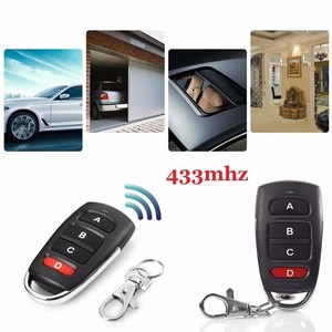 Duplicador de Control remoto de clon de código fijo FD 433 MHz, batería AAA de 4 botones, transmisor de rango de 30m para uso en puertas de garaje - Product Image 3
