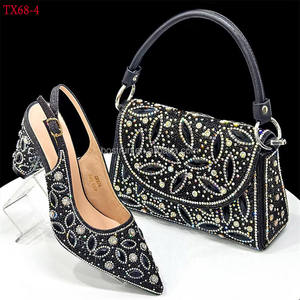 TX68 scarpe italiane <span class=keywords><strong>con</strong></span> abbinamento borse 2025 scarpe <span class=keywords><strong>e</strong></span> borsa Set per la festa in donne nigeriane décolleté <span class=keywords><strong>con</strong></span> borsa tacchi alti - Product Image 5