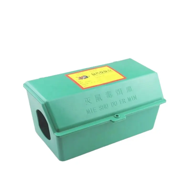 Human and animal safe pest control pp plastic rat rodent bait station classic rat trap bait box for mice
