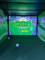 Simulateur de football à tirs au but, terrain de jeux intérieur, jeux de football interactifs, simulateur de football virtuel