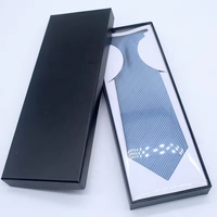 Set Penutup Kancing Manset Kustom, Set Dasi Pria, Penutup Magnetis, Dapat Digunakan Kembali, Ramah Lingkungan, Mewah Modern, Kotak Hadiah Kaku dengan Embos