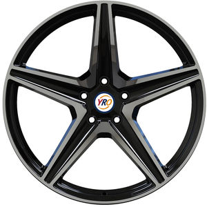 Jantes forgées personnalisées YRO 17 18 19 pouces 5x114.3 5x120 à cinq branches en alliage d'aluminium avec face usinée pour voitures particulières GMF <span class=keywords><strong>BMF</strong></span> - Product Image 3