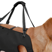 Harnais d'assistance pour chiens handicapés, réglable, conception poitrine-dos, en tissu Oxford, aide à la montée d'escaliers pour chiens âgés et blessés