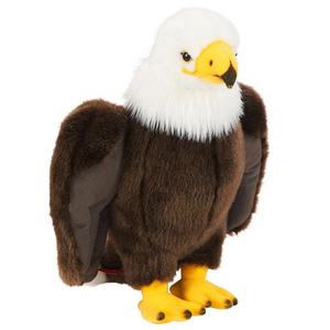 Animal de peluche de la vida Real, pájaro salvaje, águila calva, mascota, juguete personalizado con logotipo OEM - Product Image 2