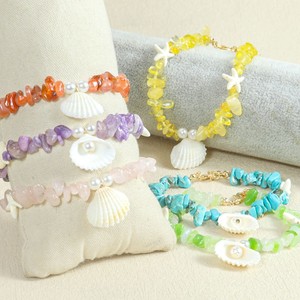 <span class=keywords><strong>Tobillera</strong></span> de Conchas Coloridas Tejidas al Estilo Oceánico, Unisex, para Playa y <span class=keywords><strong>Surf</strong></span>, Venta al Por Mayor - Product Image 3