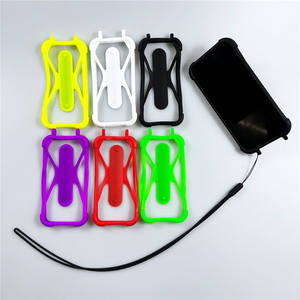 Support de téléphone de bureau Touch U, coque en silicone antichoc, étanche, pliable, étui pour téléphone portable avec support de bande pour toutes les occasions - Product Image 4