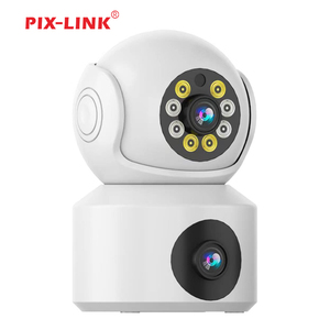 Cámara DE SEGURIDAD IP inalámbrica de doble lente PIX-LINK, vigilancia del hogar, Sensor CMOS de imagen, tarjeta de memoria, almacenamiento de datos, cámara WiFi - Product Image 3