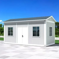 Maison modulaire préfabriquée étanche avec portes et fenêtres pour bureau, habitation ou logement