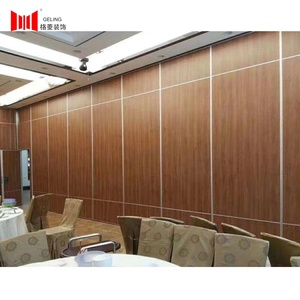 Cách Âm 65Mm Dày Acoustic MDF Ban <span class=keywords><strong>Movable</strong></span> Demountable Tường Phân Vùng Văn Phòng Đối Với Trang Chủ Của Hội Trường - Product Image 4