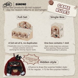 [Tienda Oficial] Caja Misteriosa Victoriana - Set de Peluches Emocionales SIINONO con Juego de Narración para Decoración y Autoestima - Product Image 6