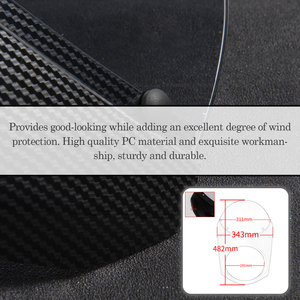Pare-brise avant pour moto Honda <span class=keywords><strong>CB1000R</strong></span> 2018-2020 CB650R 2019-2022, accessoires de protection de phare - Product Image 3