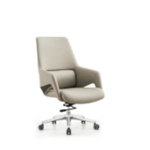 Modern and <b>comfortable</b> office leather <b>chair</b> 37740-G17B - Product Image 1