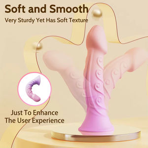 10 Frequency Vibration Stimulation <b>Dildo</b> Butt Anal Plug For Adult - Product Image 4