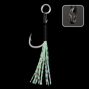 Nhà Máy Bán buôn thép carbon đen dẹt đôi Vòng thép gai sắc nét móc len tấm gắn dây ngoài trời câu cá Nguồn cung cấp - Product Image 4