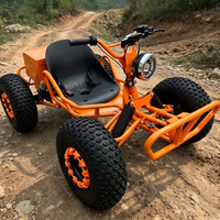 Kart électrique tout-terrain robuste 48V 1000W à 3 vitesses avec frein à disque hydraulique pour l'aventure en extérieur - Offre Spéciale
