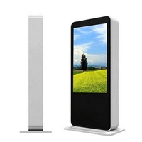 Eka Layar Lcd Monitor Periklanan 43 Inci, Kecerahan Tinggi Luar Ruangan Tahan Air untuk Bus Berhenti