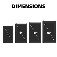 Schermo Pubblicitario per Esterni, Display LCD Impermeabile, Segnaletica Digitale a Parete, Attrezzatura Pubblicitaria per Esterni