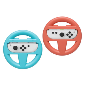 Volante simulador de conducción SWITCH 2 Dual Wheel para Joy Con 2 Azul y Rojo VOS20001 - Product Image 2