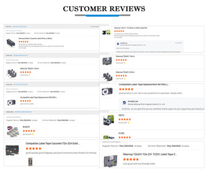 Weemay-Cassette de etiquetas Compatible con impresora <span class=keywords><strong>Dymo</strong></span> <span class=keywords><strong>D1</strong></span>, etiquetas estándar, Blanco en negro, 12mm x 7m, 45021 - Product Image 6