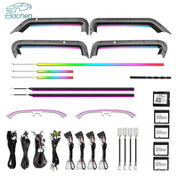 Kit d'éclairage LED intérieur pour Land Rover Defender Station Wagon 110 130 L663 2020+ en fibre de carbone véritable, éclairage d'ambiance