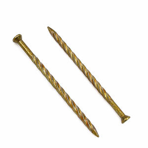 制造商木工铁钉托盘螺纹钢地板钉彩色电镀螺纹钉 - Product Image 4