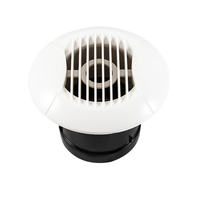 Système de ventilation à air frais en PVC ABS, sortie de ventilation centrale de climatisation, couvercle de ventilation d'évacuation, installation facile, design moderne, hôpital, salle de sport