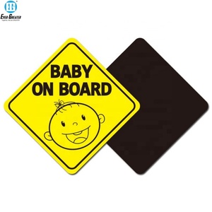 Adesivi Vinaly personalizzati di alta qualità per bambini a bordo In nero con 25 anni di esperienza e certificazione ISO - Product Image 4