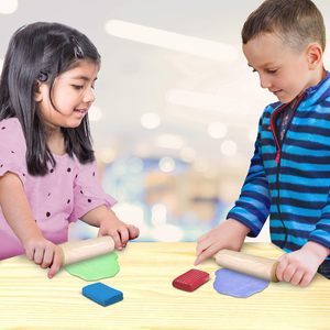 Ensemble de mini rouleaux à pâtisserie en bois de 7 pouces avec 3 petites planches à pâtisserie pour les enfants pour <span class=keywords><strong>Play</strong></span> <span class=keywords><strong>Doh</strong></span> Cookie Dough Arts Crafts pour les garçons - Product Image 6