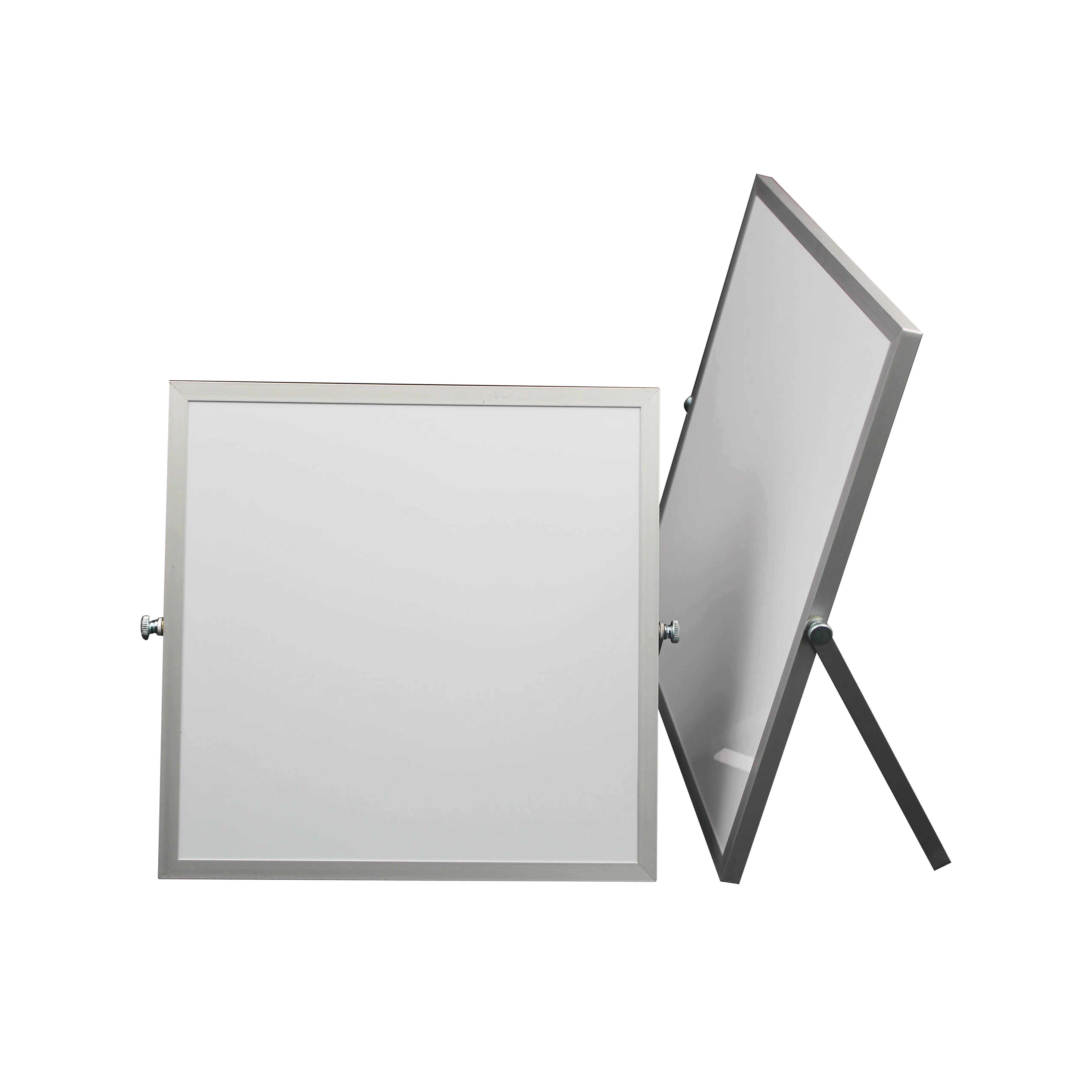 Desktop portable white board 25x25 small magnetic whiteboard for Kids Office Home School foldable dry erase whiteboard