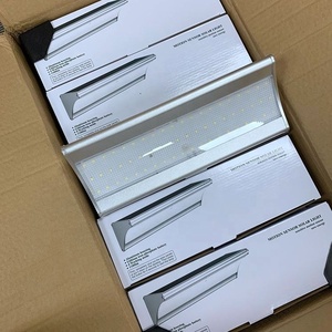 Lampe solaire LED extérieure en aluminium, étanche, 4 modes d'éclairage, détecteur de mouvement, jardin, <span class=keywords><strong>garage</strong></span>, véranda, porte d'entrée, lumière <span class=keywords><strong>murale</strong></span> - Product Image 6