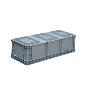 1000*400*280 mét nhà máy bán hàng trực tiếp <span class=keywords><strong>PP</strong></span> EU đầy màu sắc stackabl ô tô dây chuyền sản xuất lưu trữ hộp nhựa - Product Image 4