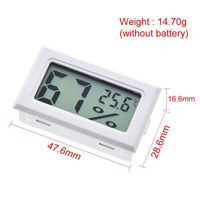 Electronic Thermometer Hygrometer FY-11 Digital Temperature and Hygrometer Temperature Sensor Electronic Measuring Instruments