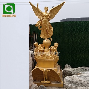 รูปปั้นพระราชินีวิกตอเรียโบราณของสหรัฐอเมริกา ทำจากทองสัมฤทธิ์ พร้อมรถม้าทองเหลือง งานหล่อโลหะ 3 มิติ เหมาะสำหรับตกแต่งในวันหยุดและเป็นของขวัญ - Product Image 2