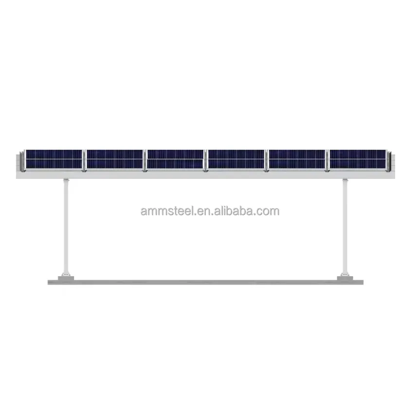 AS Residential Application High quality aluminium solar panel carport