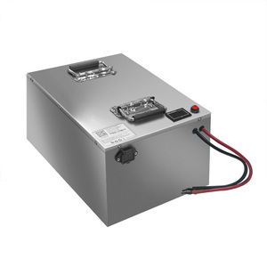 60V 40Ah Lithium Li-ion <b>Battery</b> Pack with Charger Screen Display Anti Shock Waterproof Golf Cart - Product Image 1