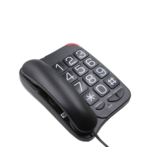 <span class=keywords><strong>Téléphone</strong></span> à gros boutons cordés, <span class=keywords><strong>téléphone</strong></span> mobile, modèle de base, pour personnes âgées - Product Image 4