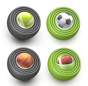 Descompresión Stress Reliever Squeeze Toy Ball 3D <span class=keywords><strong>Infinite</strong></span> Flip Descompresión Ball Baloncesto Spinner Juego de fútbol para niños - Product Image 5