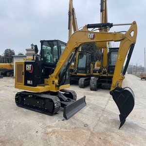 Excavadora de cadenas <span class=keywords><strong>CAT</strong></span> 305.5 usada de 5 toneladas con certificación CE para construcción en calles estrechas y excavación de cimentaciones de invernaderos - Product Image 3