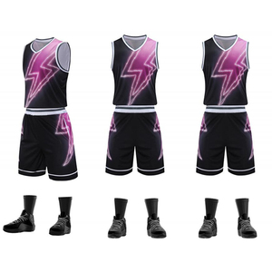 Conjunto de Uniforme de Baloncesto Personalizado Directo de Fábrica, Ropa Deportiva Transpirable de Secado Rápido para Clubes de Baloncesto, Equipos y Ligas - Product Image 4